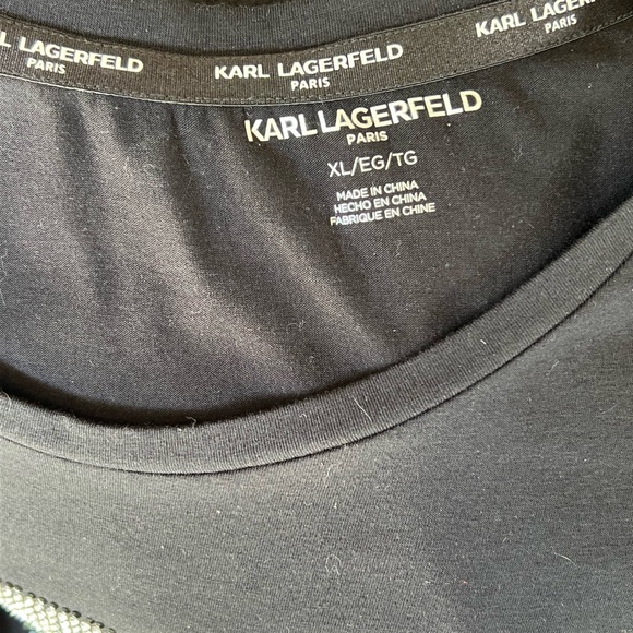 Karl Lagerfeld Black T-Shirt - Picture 4 of 4